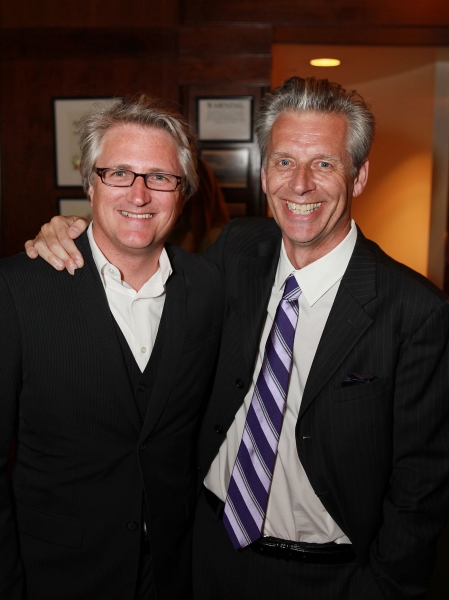 Eric Schaeffer and CTG Artistic Director Michael Ritchie 
 Photo