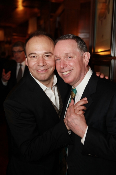 Danny Burstein and Kennedy Center President Michael M. Kaiser 
 Photo