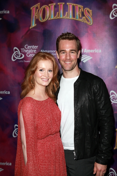 Kimberly Brook and actor James Van Der Beek
 Photo