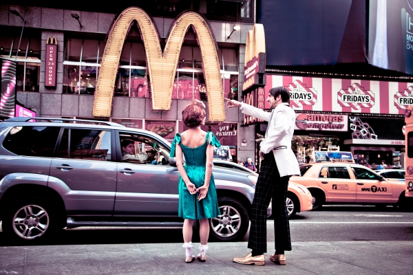 Photo Flash: Spiegelworld's Gaz & Penny Visit NYC; EMPIRE Begins Previews 5/22 Image