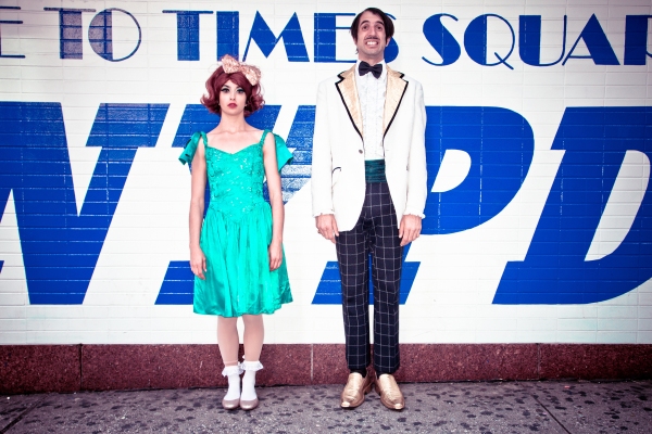 Photo Flash: Spiegelworld's Gaz & Penny Visit NYC; EMPIRE Begins Previews 5/22 Image