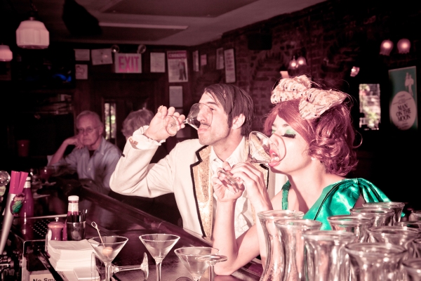 Photo Flash: Spiegelworld's Gaz & Penny Visit NYC; EMPIRE Begins Previews 5/22 Image