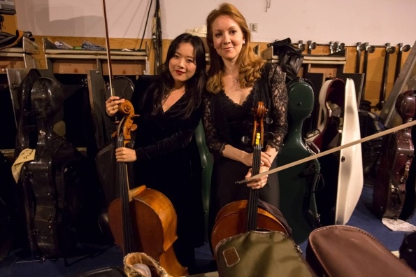 Cellists Sumire Kudo and Elizabeth Dyson Photo