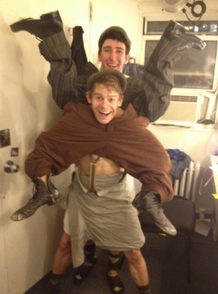 Photo Flash: Stars of NEWSIES, ONCE, GODSPELL and More Tweet Saturday Intermission Pics - Updated!  Image