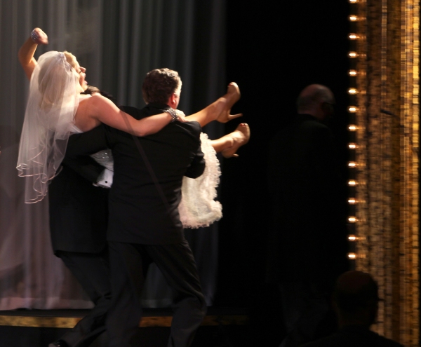 Photo Coverage: Megan Hilty & Rachel York in The GENTLEMEN PREFER BLONDES Curtain Call Image