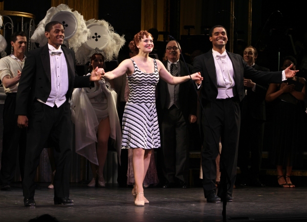 Photo Coverage: Megan Hilty & Rachel York in The GENTLEMEN PREFER BLONDES Curtain Call Image