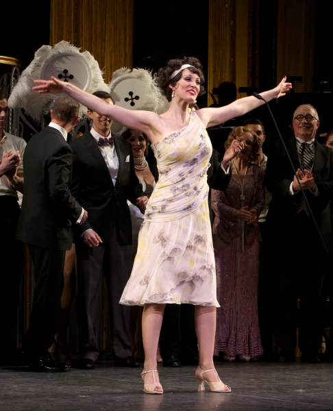 Photo Coverage: Megan Hilty & Rachel York in The GENTLEMEN PREFER BLONDES Curtain Call Image