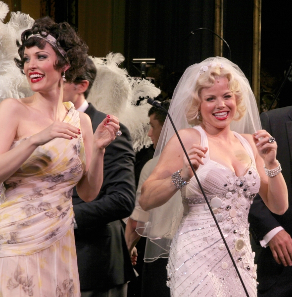 Photo Coverage: Megan Hilty & Rachel York in The GENTLEMEN PREFER BLONDES Curtain Call Image