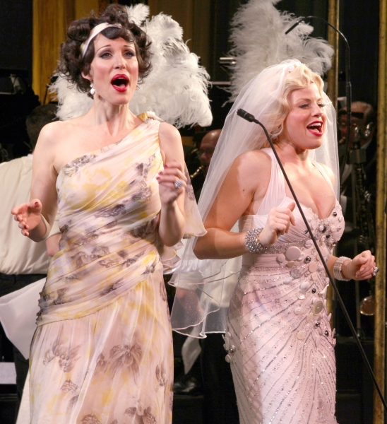 Photo Coverage: Megan Hilty & Rachel York in The GENTLEMEN PREFER BLONDES Curtain Call Image
