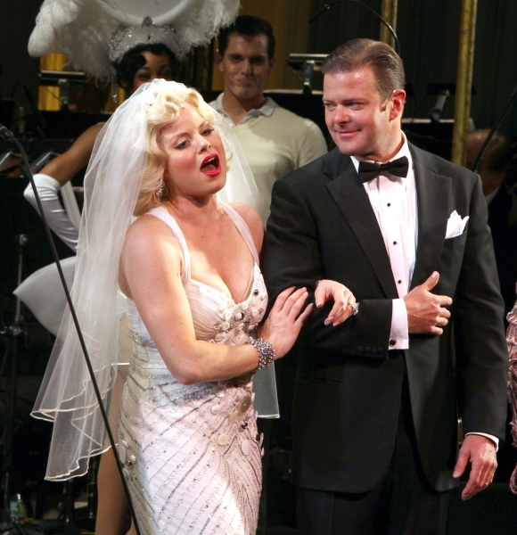 Photo Coverage: Megan Hilty & Rachel York in The GENTLEMEN PREFER BLONDES Curtain Call Image