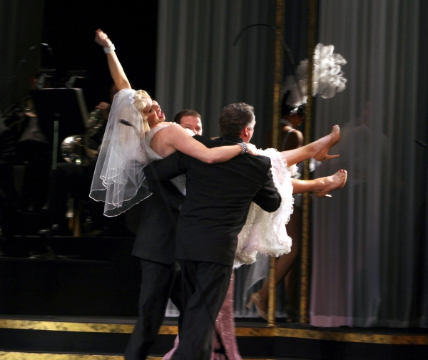 Photo Coverage: Megan Hilty & Rachel York in The GENTLEMEN PREFER BLONDES Curtain Call Image