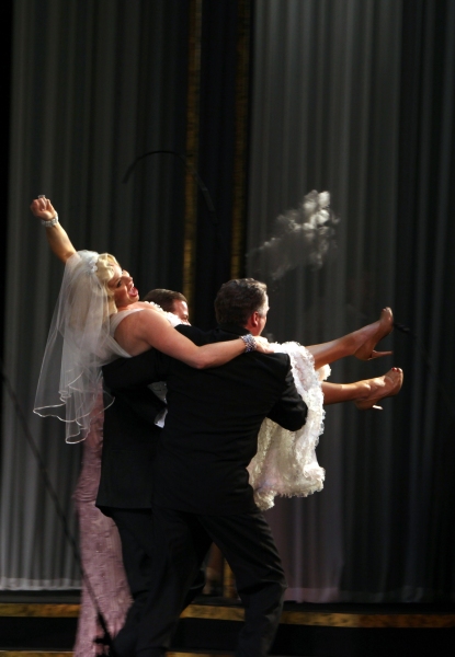 Photo Coverage: Megan Hilty & Rachel York in The GENTLEMEN PREFER BLONDES Curtain Call Image