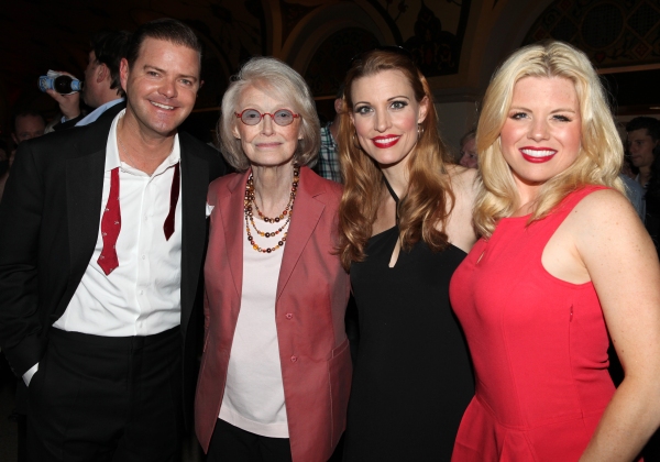 Clarke Thorell, Margaret Styne, Rachel York & Megan Hilty Photo