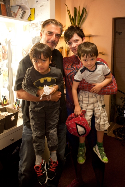 Photo Flash: Chris Noth Visits SPIDER-MAN Image
