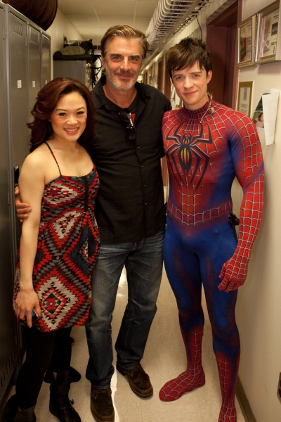 Photo Flash: Chris Noth Visits SPIDER-MAN Image