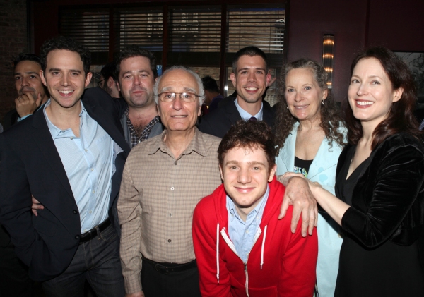 The Cast of 'SONS OF THE PROPHET' : Santino Fontana, Director Peter Dubois, Yusef Bul Photo