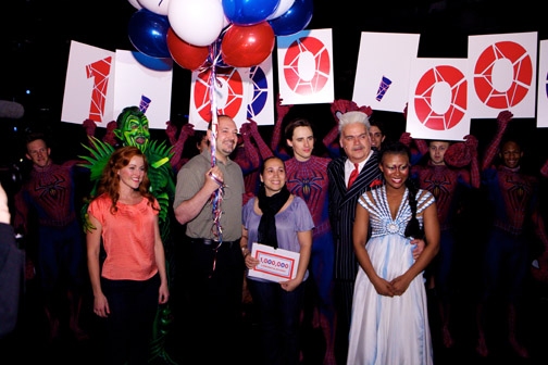 Photo Flash: SPIDER-MAN Welcomes 1,000,000th Audience Member Image