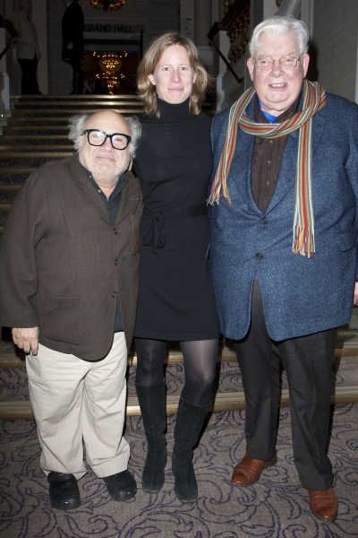 Danny DeVito, Thea Sharrock and Richard Griffiths
 Photo