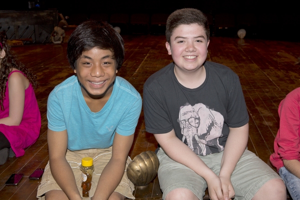 Jon Viktor Corpuz (Telly) and Danny Ward (John the Baptist) Photo