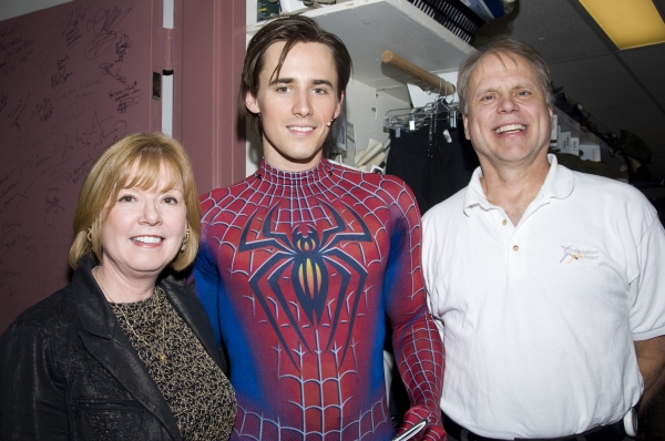 Dr. Kenneth Culver and his wife with Reeve Carney Photo