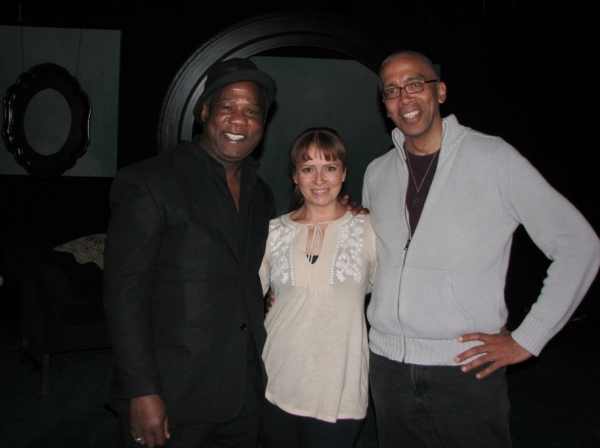 Photo Flash: Isiah Whitlock, Jr. Visits Off-Broadway's BRONTË Image