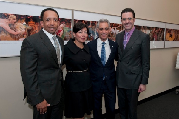 Photo Flash: Mayor Rahm Emanuel Visits The Joffrey Ballet Image