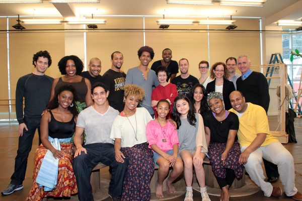 The Cast and Creative Team of Once on This Island Photo