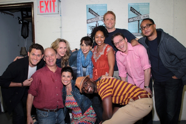 Photo Coverage: Taye Diggs, Idina Menzel & Steven Pasquale Visit CLYBOURNE PARK Image