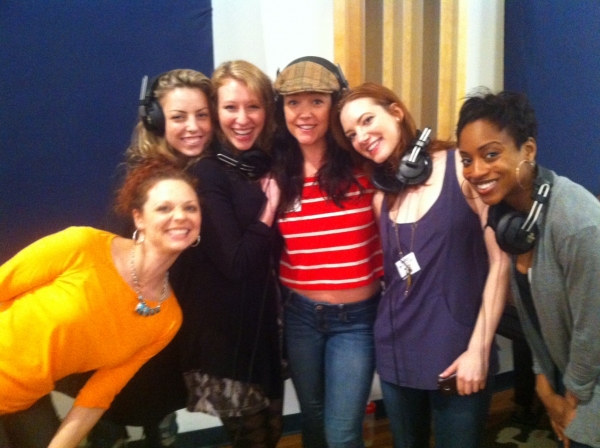Photo Exclusive: Behind-the-Scenes of NICE WORK IF YOU CAN GET IT's Cast Recording Session! Image