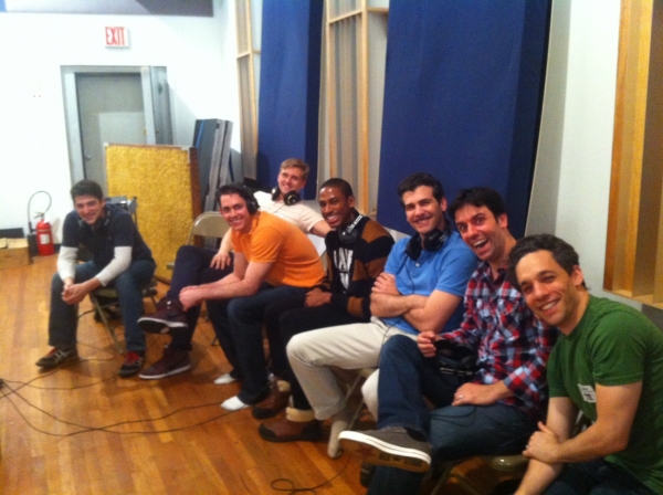 Photo Exclusive: Behind-the-Scenes of NICE WORK IF YOU CAN GET IT's Cast Recording Session! 