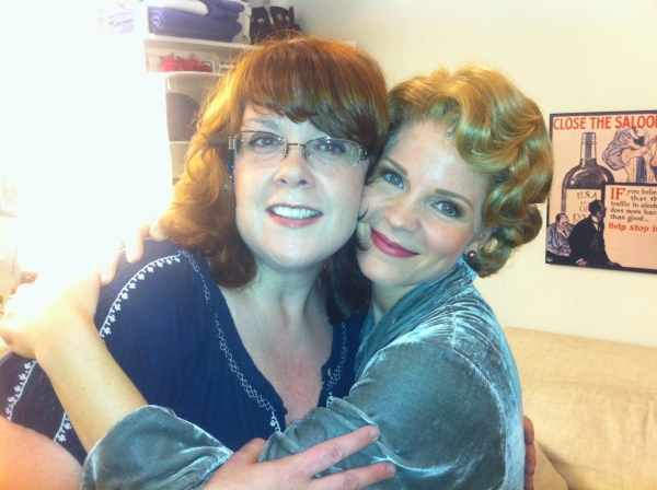 Kelli O'Hara with Dresser, Fran Curry Photo