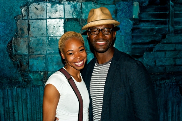 Photo Flash: Taye Diggs Visits MEMPHIS! Image