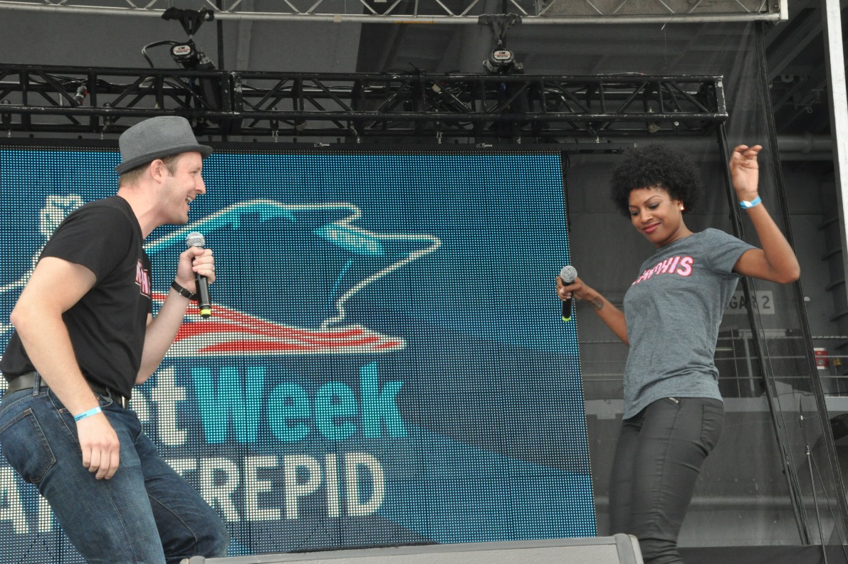 Photo Coverage: Casts of ANYTHING GOES, SISTER ACT, GHOST and More Perform for Fleet Week 2012! Image