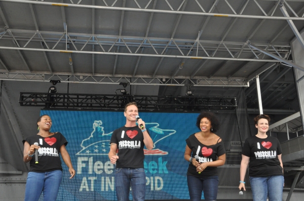 Photo Coverage: Casts of ANYTHING GOES, SISTER ACT, GHOST and More Perform for Fleet Week 2012! Image