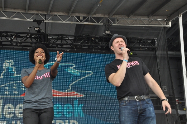 Photo Coverage: Casts of ANYTHING GOES, SISTER ACT, GHOST and More Perform for Fleet Week 2012! Image
