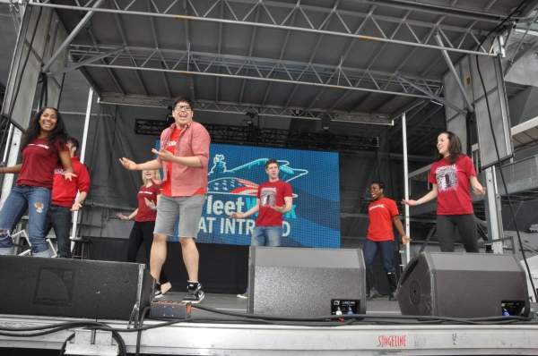 Photo Coverage: Casts of ANYTHING GOES, SISTER ACT, GHOST and More Perform for Fleet Week 2012! Image