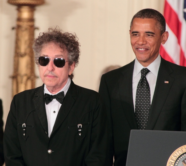 Photo Flash: President Obama Awards Bob Dylan the Presidential Medal of Freedom Image