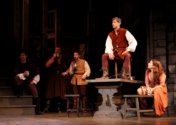 Derek Wilson as Prince Hal with the Cast of HENRY IV Photo