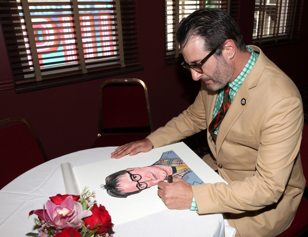 Photo Coverage: OTHER DESERT CITIES' Jon Robin Baitz Joins Sardi's Wall of Fame! Image