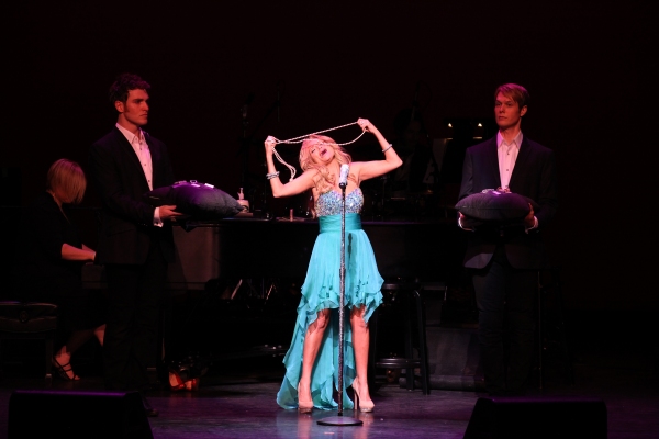 4 - Kristin Chenoweth with Tyler Hanes & Will Taylor Photo
