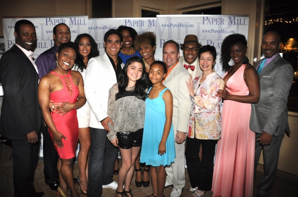 Lynn Ahrens and Stephen Flaherty with the cast of Once On This Island-Darius de Haas, Photo