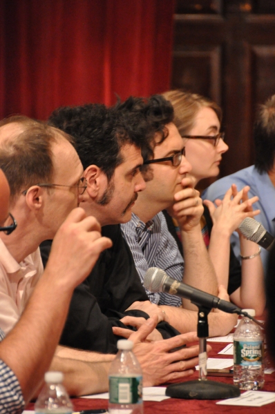 Andy Propst, Adam Feldman, Jason Zinoman and Helen Shaw Photo