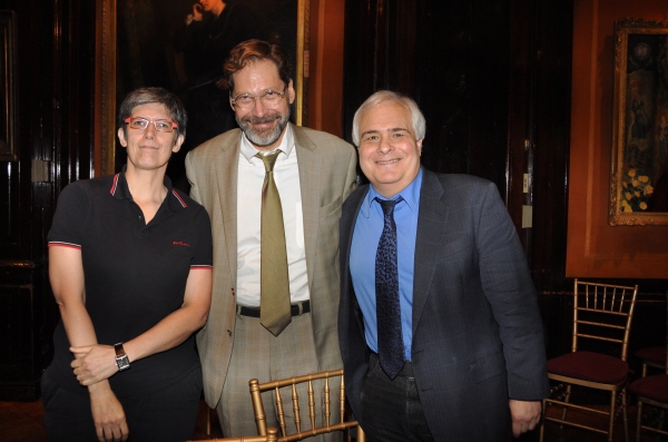 Elisabeth Vincentelli, David Staller and Peter Filichia Photo