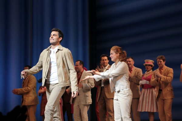 Photo Coverage: Aaron Lazar, Felicia Finley & More Join MAMMA MIA! Image