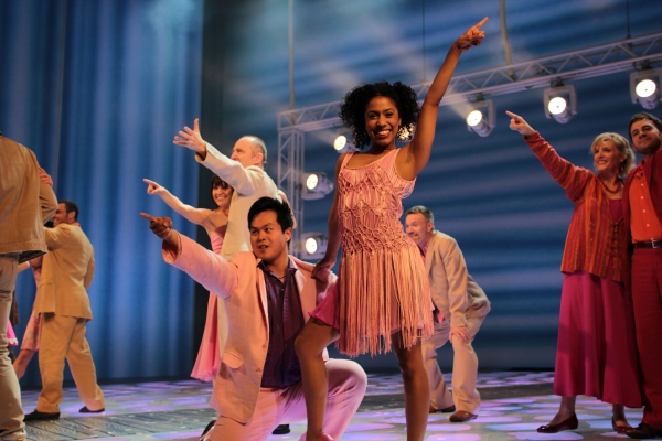 Photo Coverage: Aaron Lazar, Felicia Finley & More Join MAMMA MIA! Image
