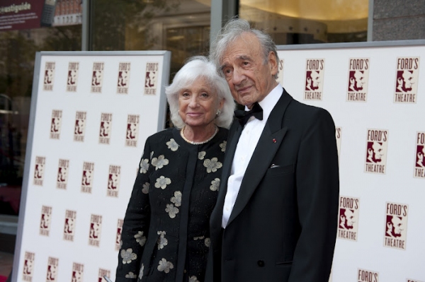 Ford's Theatre Lincoln Medalist Elie Wiesel and wife Marion
 Photo