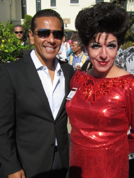 Photo Flash: Peter Mac & John Schaefer Visit LA Mayor's Gay Pride Garden Party Image