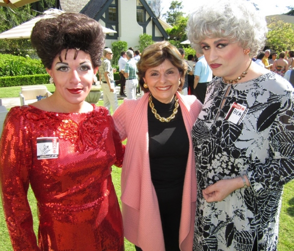 Judy Garland (Peter Mac) & Bea Arthur (John Schaefer) with Gloria Allred Photo