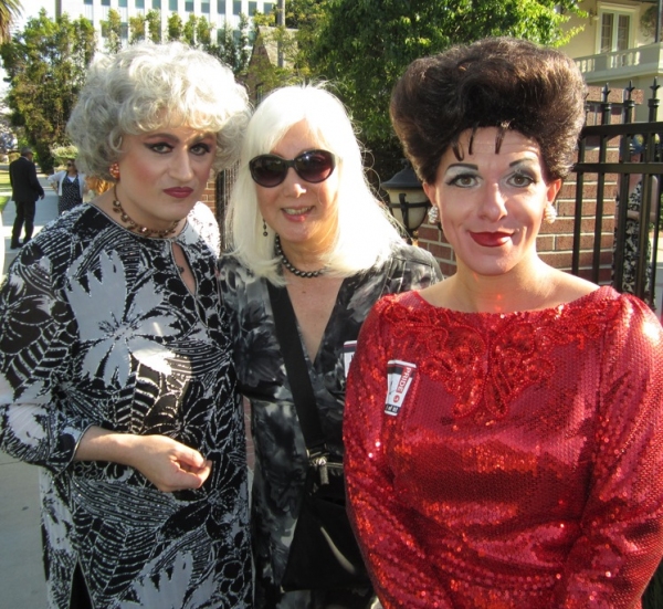Photo Flash: Peter Mac & John Schaefer Visit LA Mayor's Gay Pride Garden Party Image