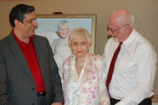 Photo Flash: Celeste Holm Portrait Unveiled at Lillian Booth Actors Home Image